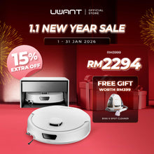 [Preorder] UWANT T300 Smart Robot Vacuum Uwant MY