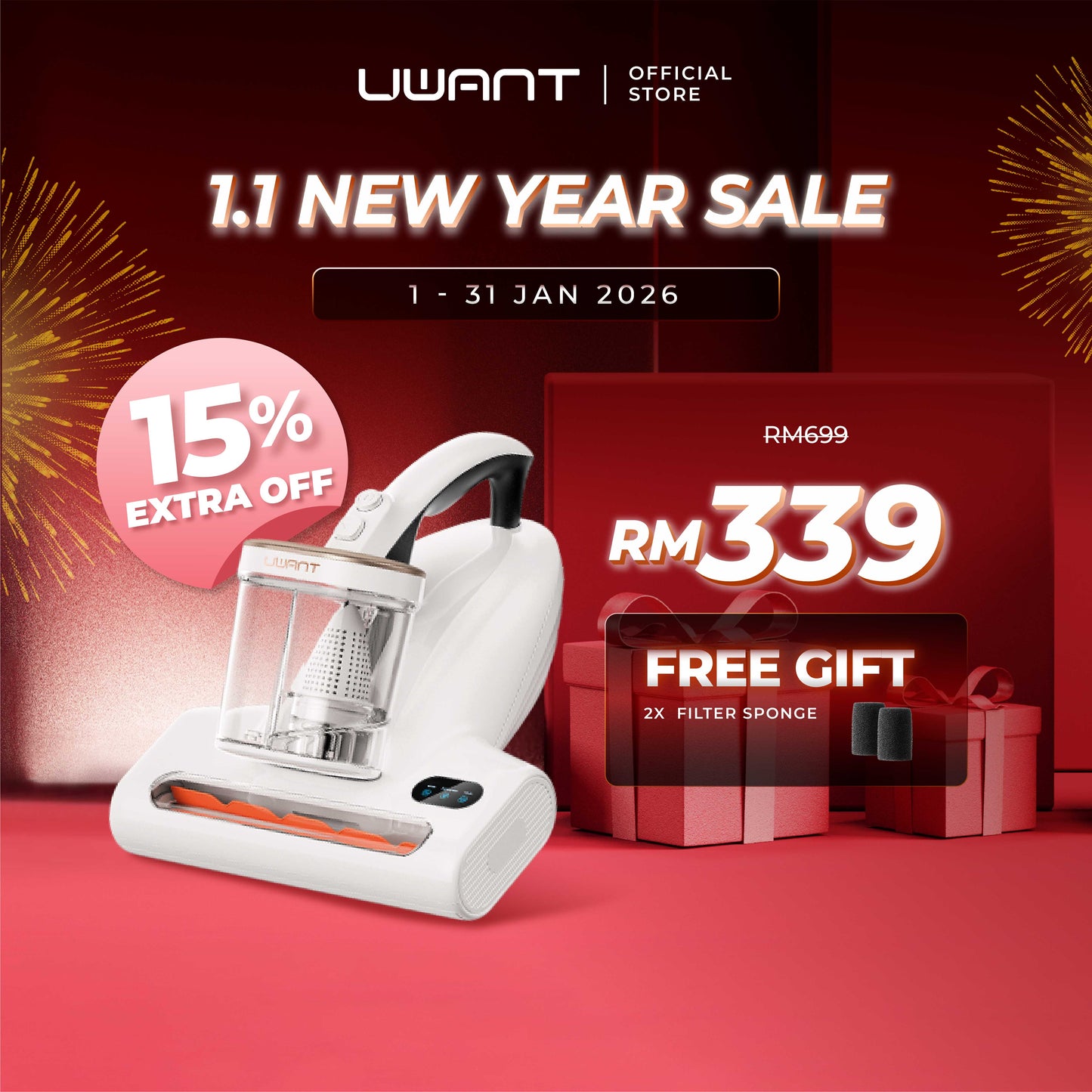 Uwant M600 Dust Mite Vacuum Uwant-my