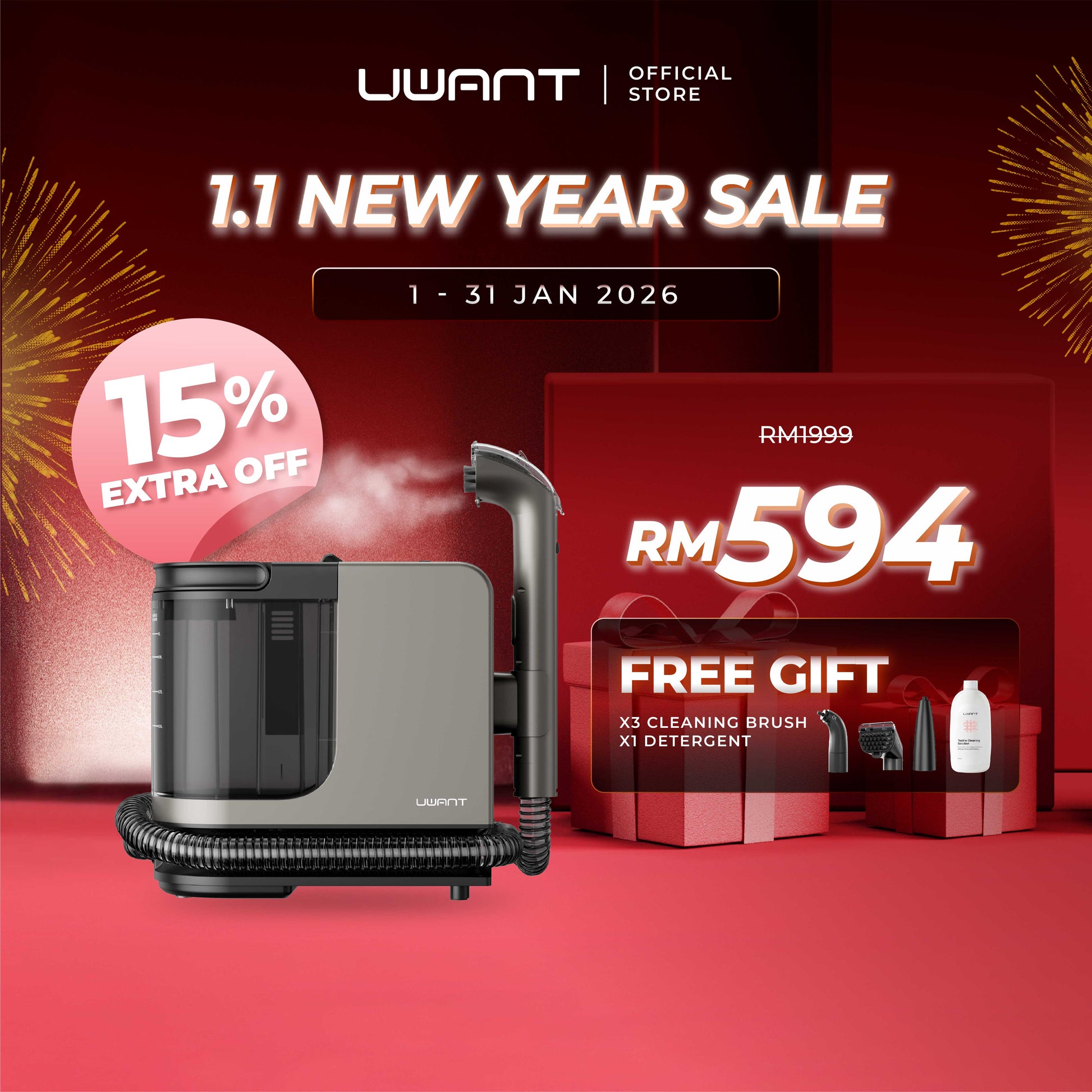 Uwant Y200s Fabric Steam Cleaner Uwant-my