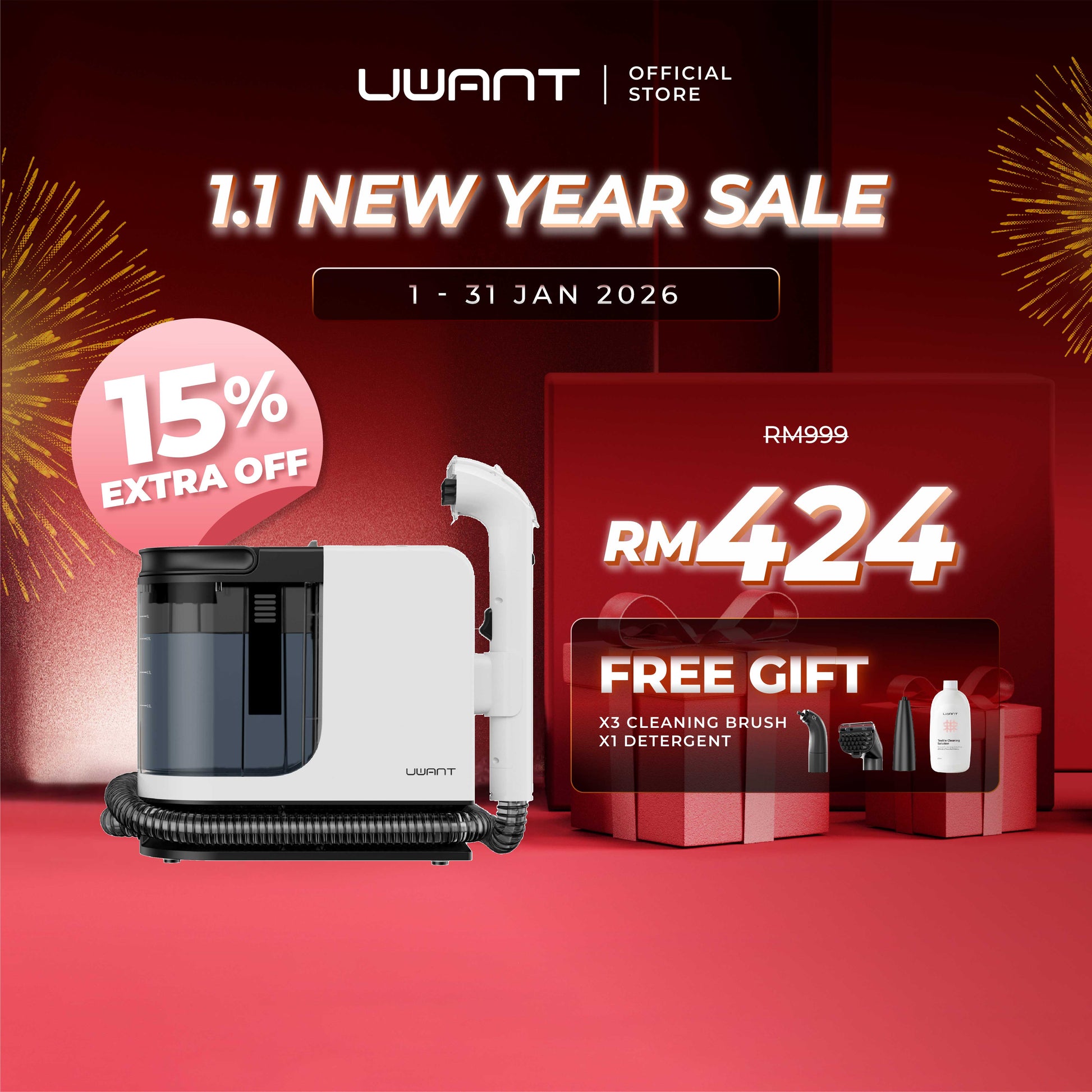 Uwant Y200 Fabric Steam Cleaner Uwant-my