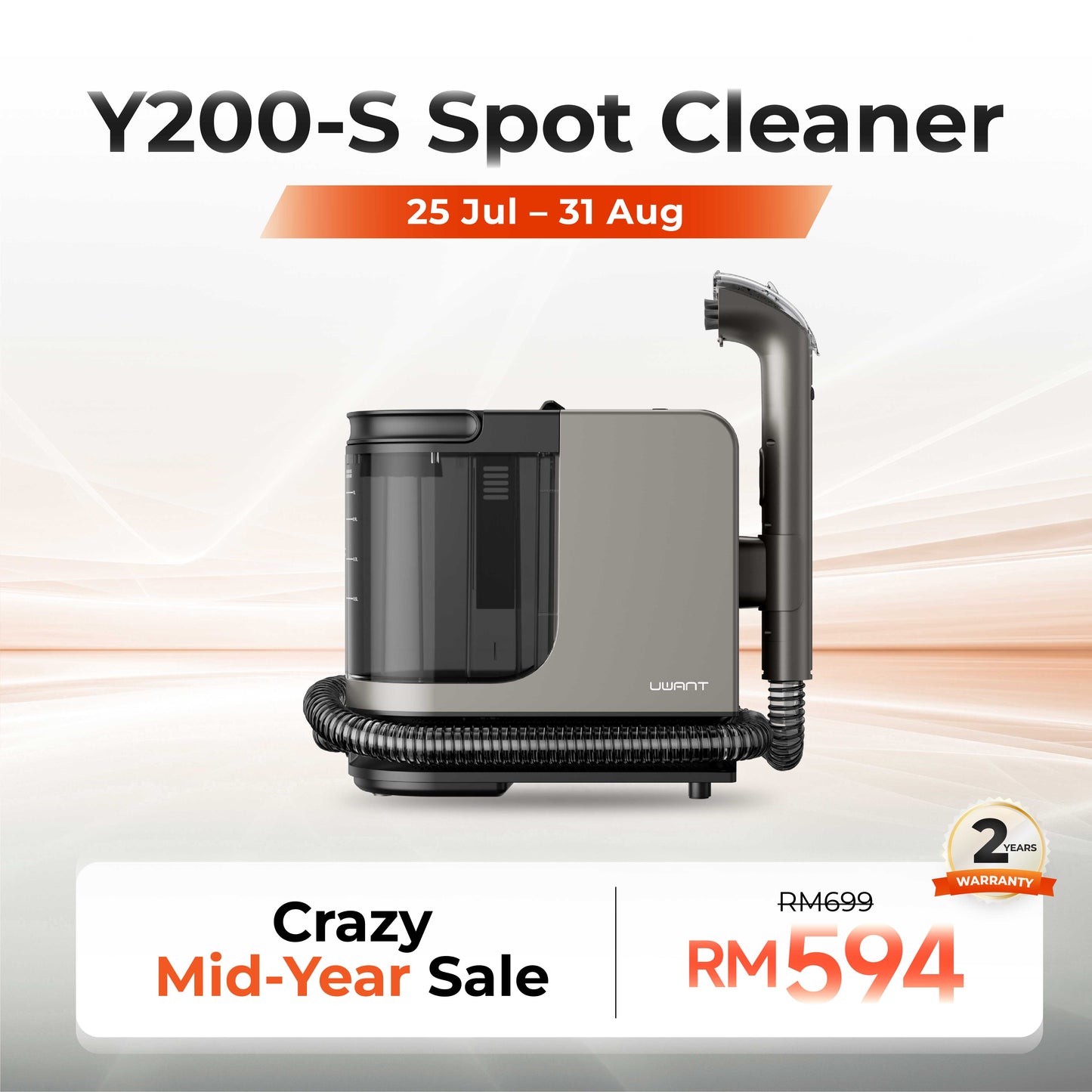 Uwant Y200s Fabric Steam Cleaner