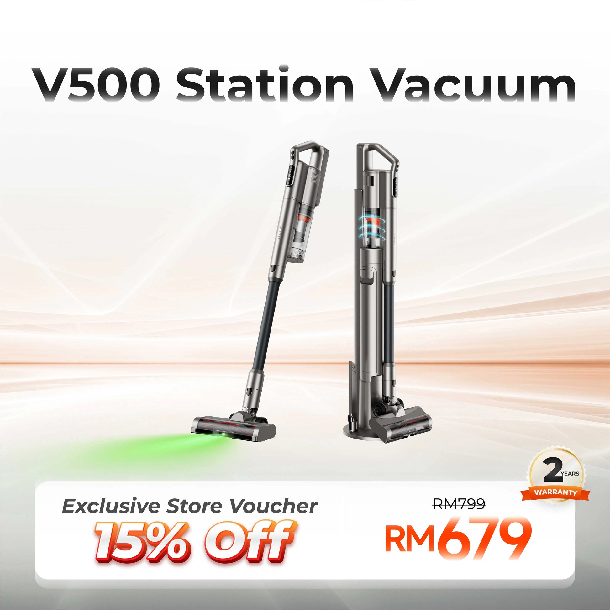Uwant V500 Cordless Station Vacuum Cleaner Uwant-my