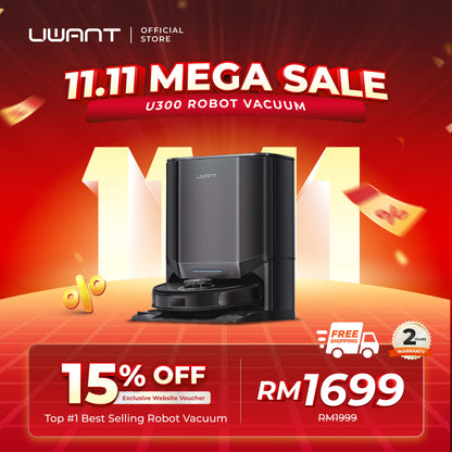 UWANT U300 Smart Robot Vacuum Uwant-my