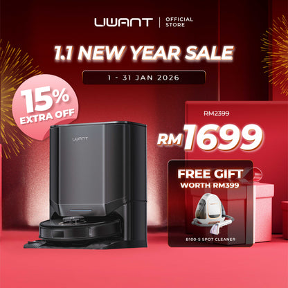 UWANT U300 Smart Robot Vacuum Uwant-my