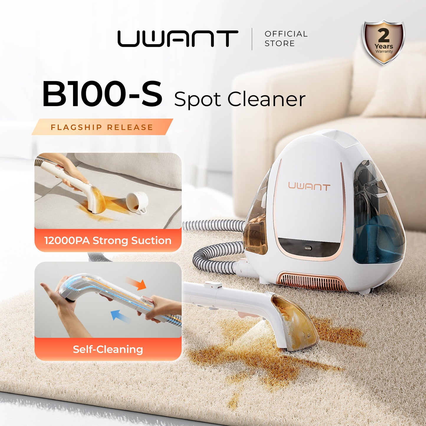 UWANT B100S Portable Spot Cleaner