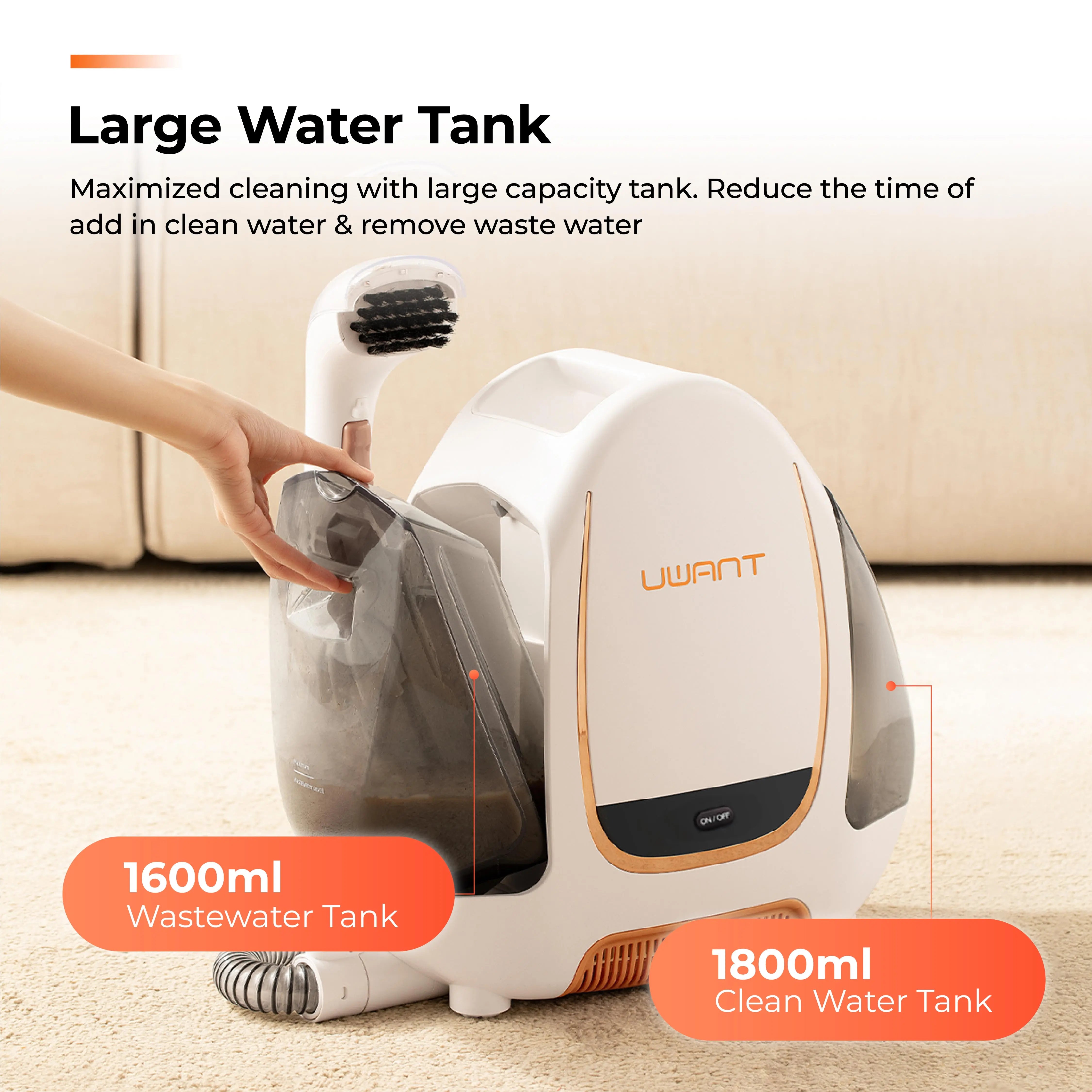 UWANT B100S Portable Spot Cleaner – Uwant-my