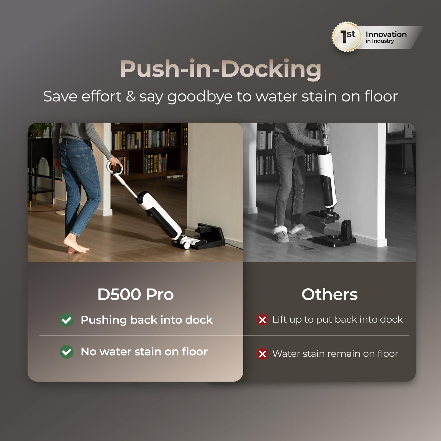 Uwant D500 Pro Push-in Wet Dry Vacuum