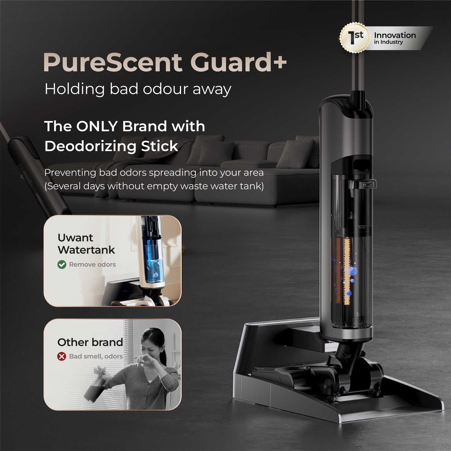 Uwant D500 Pro Push-in Wet Dry Vacuum