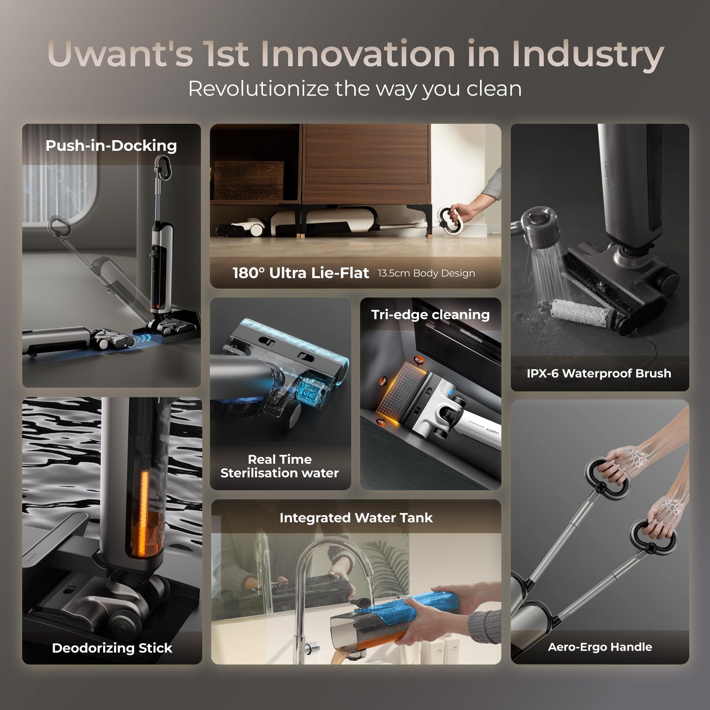 Uwant D500 Pro Push-in Wet Dry Vacuum