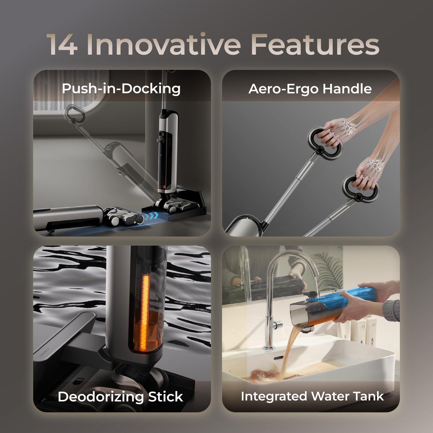 Uwant D500 Pro Push-in Wet Dry Vacuum