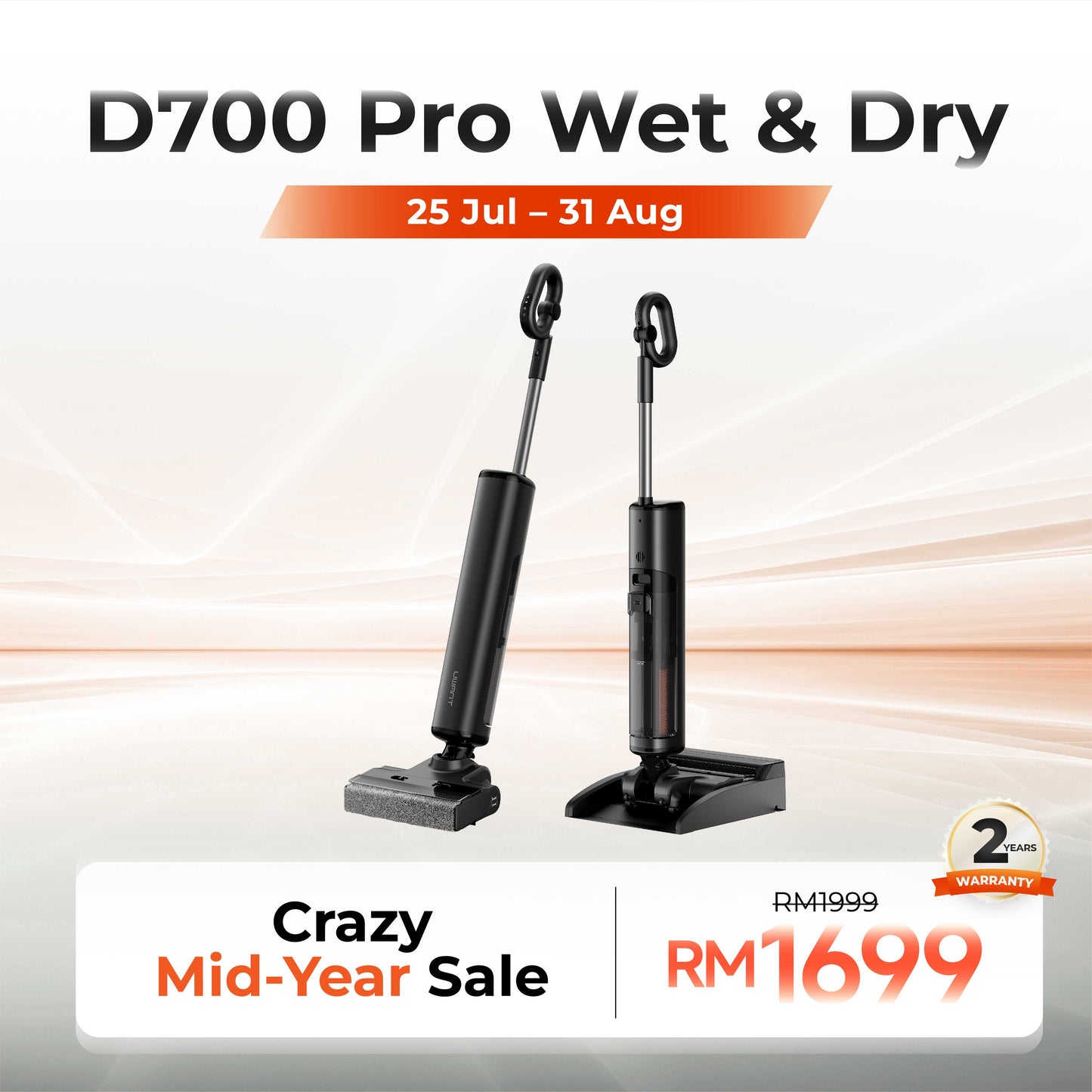 UWANT D700 Pro Wet Dry Vacuum