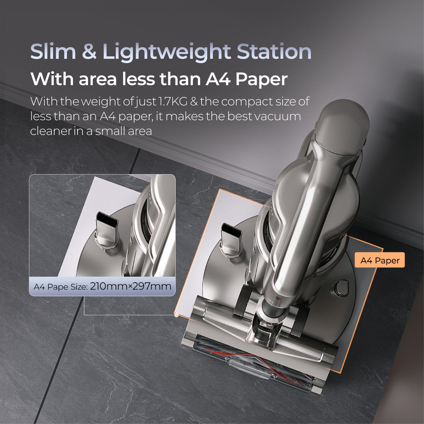 Uwant V500 Cordless Station Vacuum Cleaner