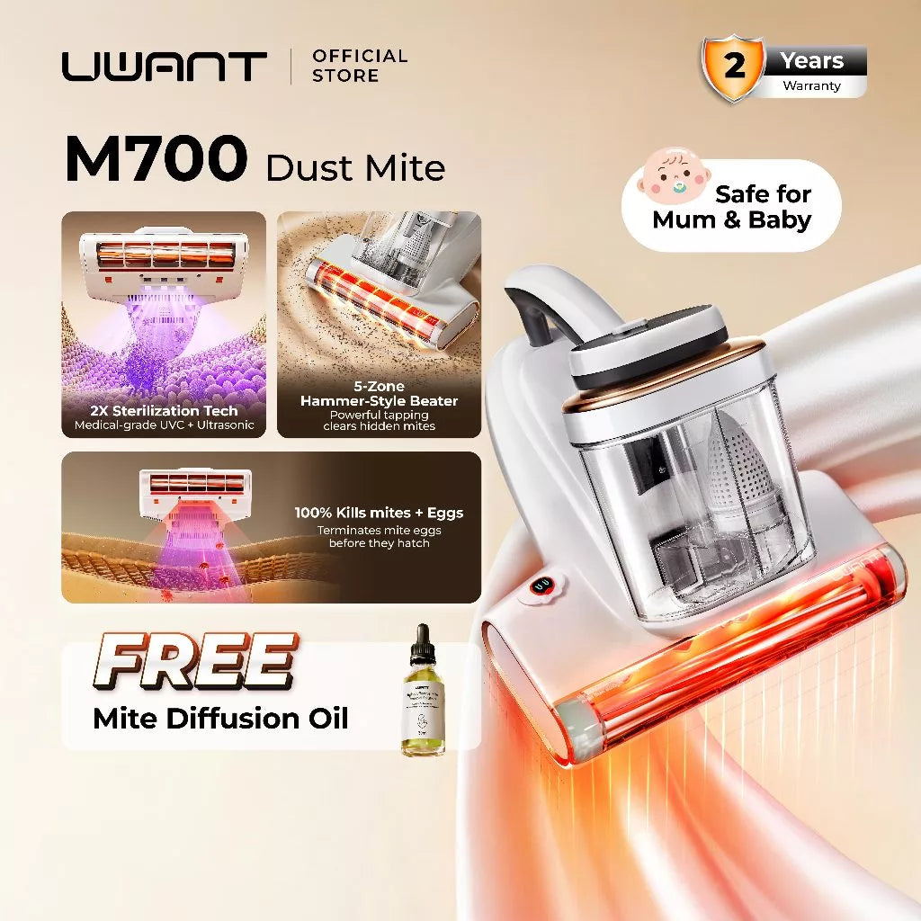 MS Z 限时团购｜UWANT M700 Dust Mite Vacuum